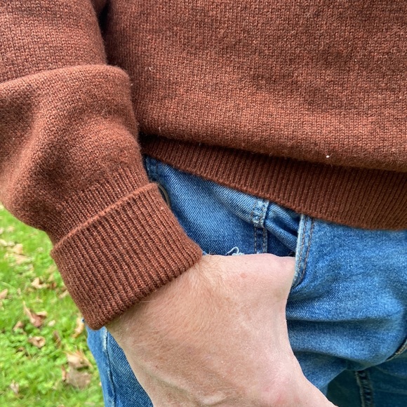 Vintage Carroll Cashmere Sweatshirt Made in Scotland Men's Size L - Picture 6 of 12